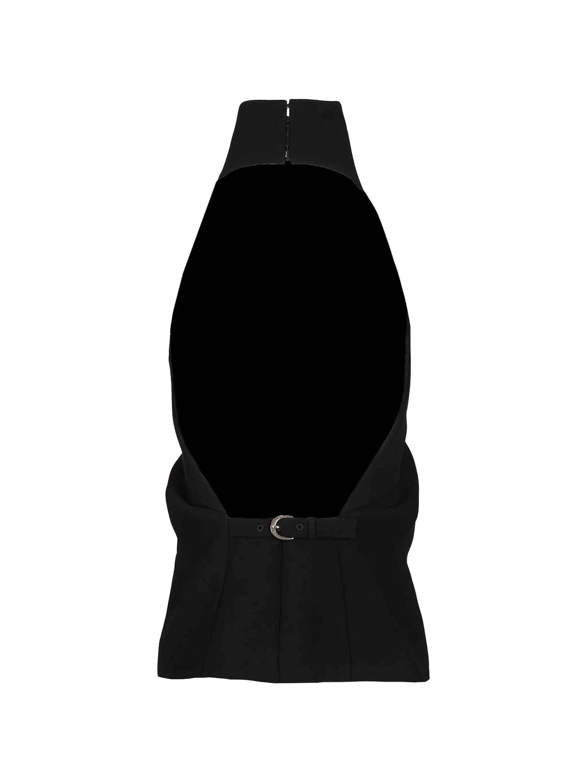 Top Rone con scollo all`americana