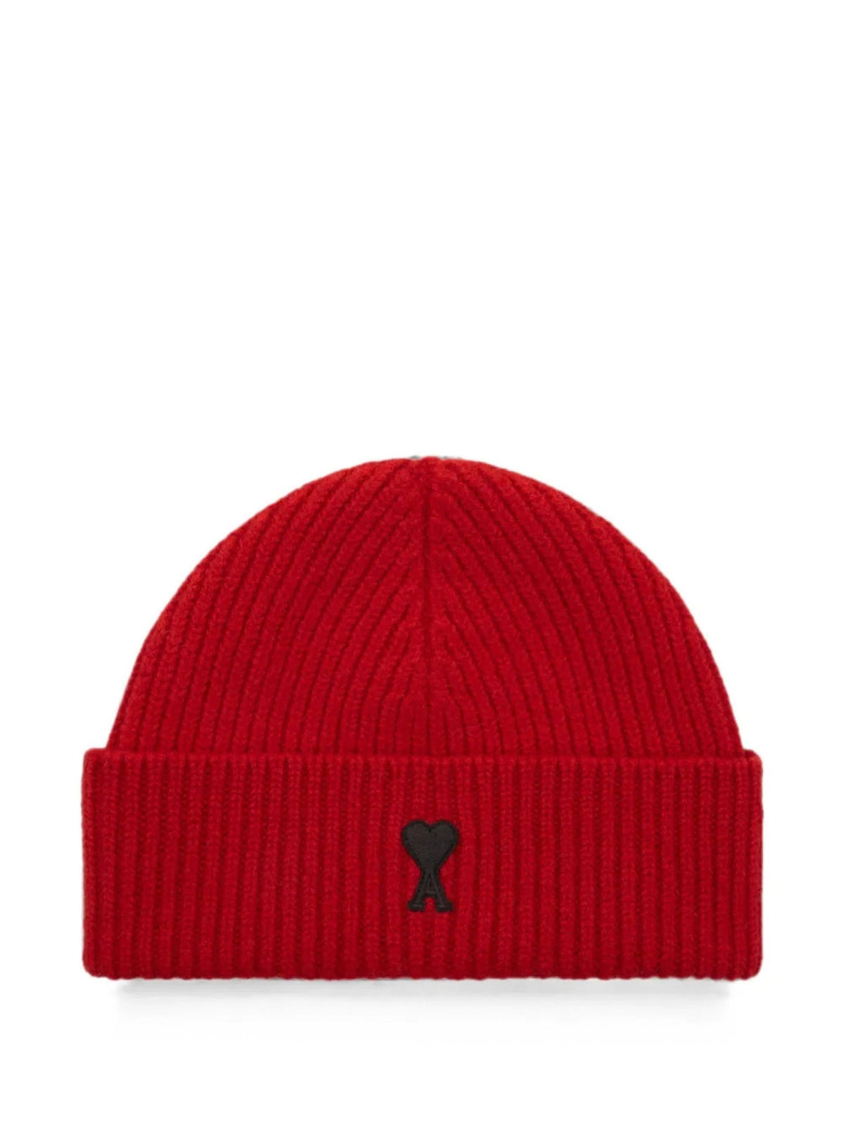 Red Ami de Cœur wool beanie
