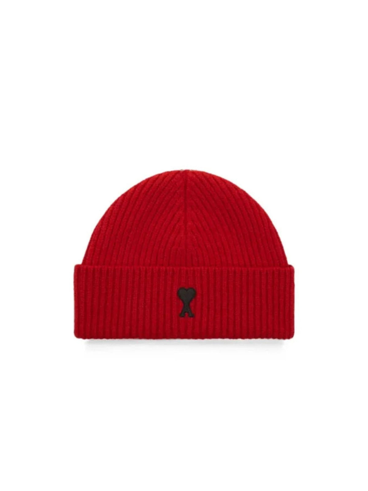Red Ami de Cœur wool beanie