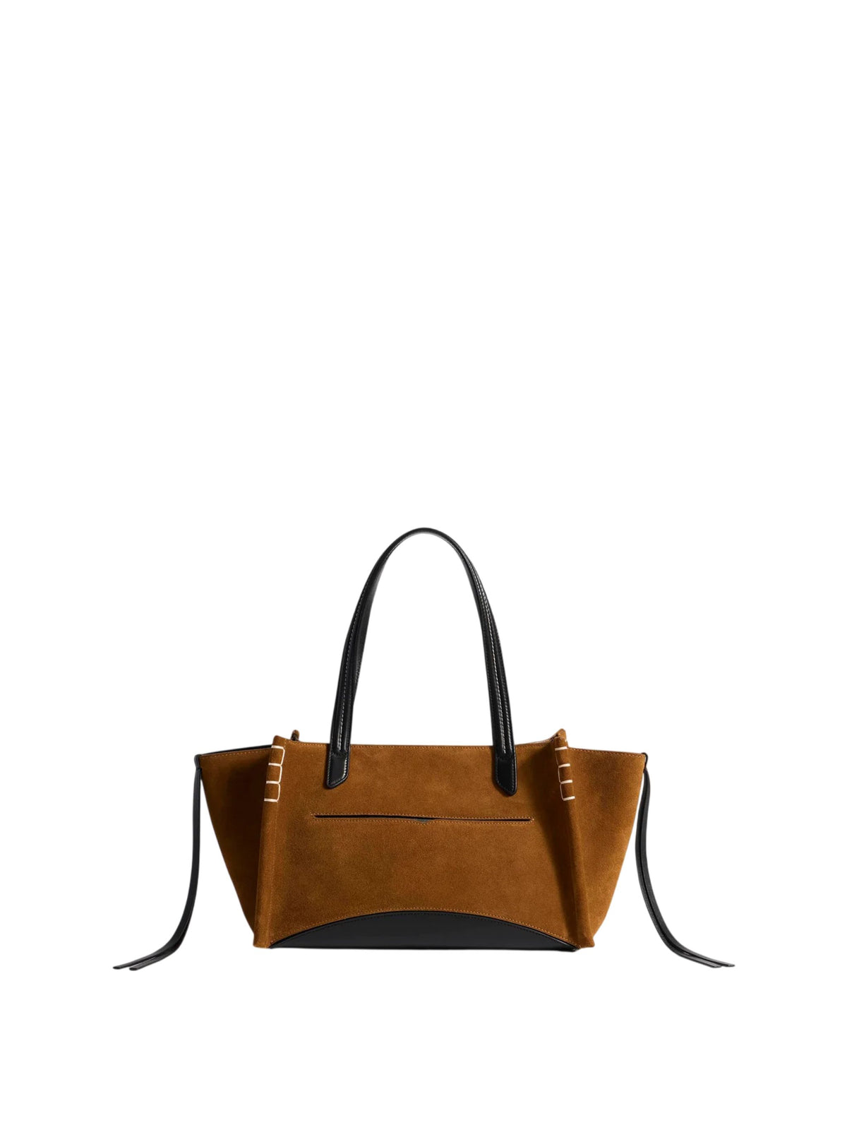 Borsa Cabas Loafer allungata in camoscio