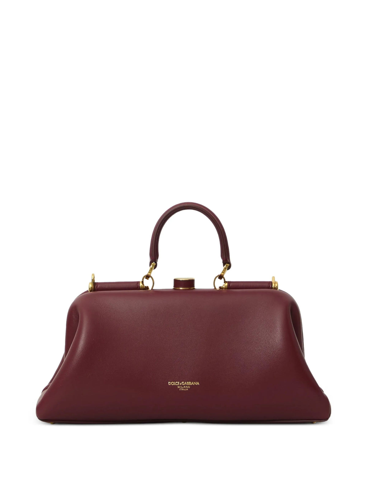 Borsa a mano Grandma media in nappa plongé