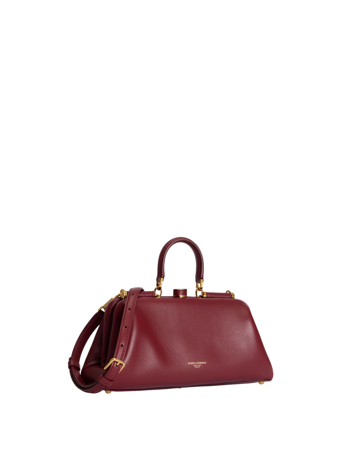 Borsa a mano Grandma media in nappa plongé