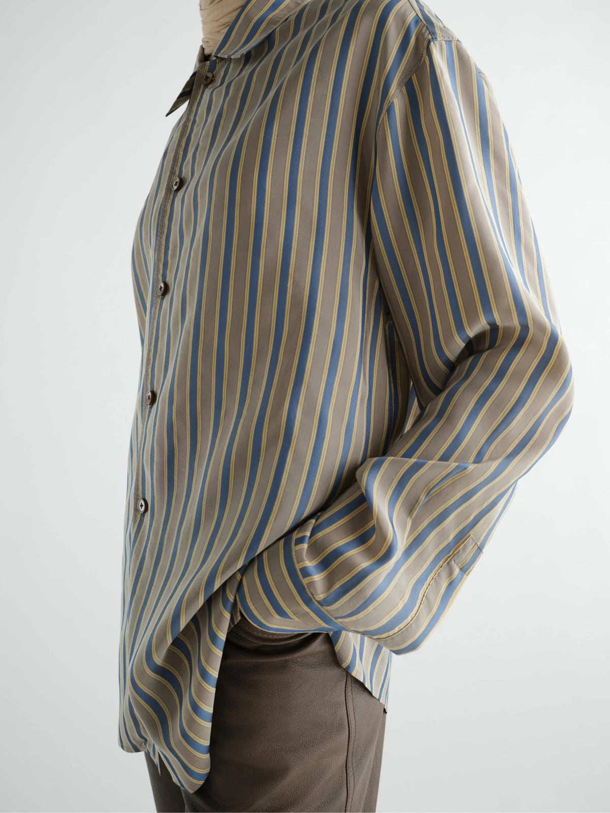 Camicia Lemaire con colletto convertibile