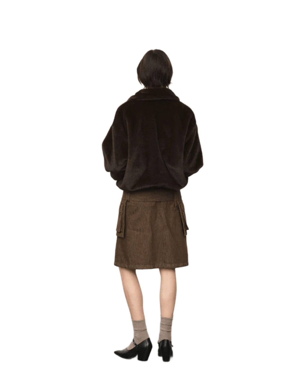 FAUX-FUR ANORAK