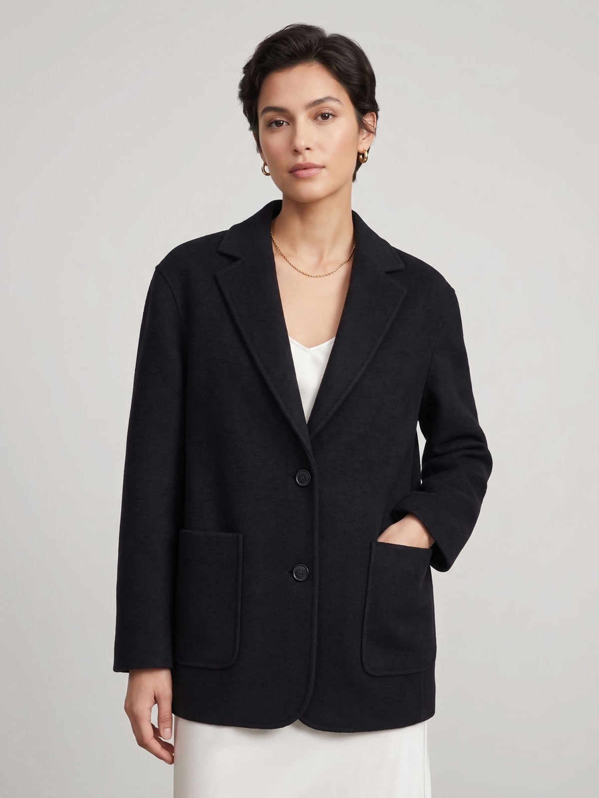 Blazer cashmere doublé