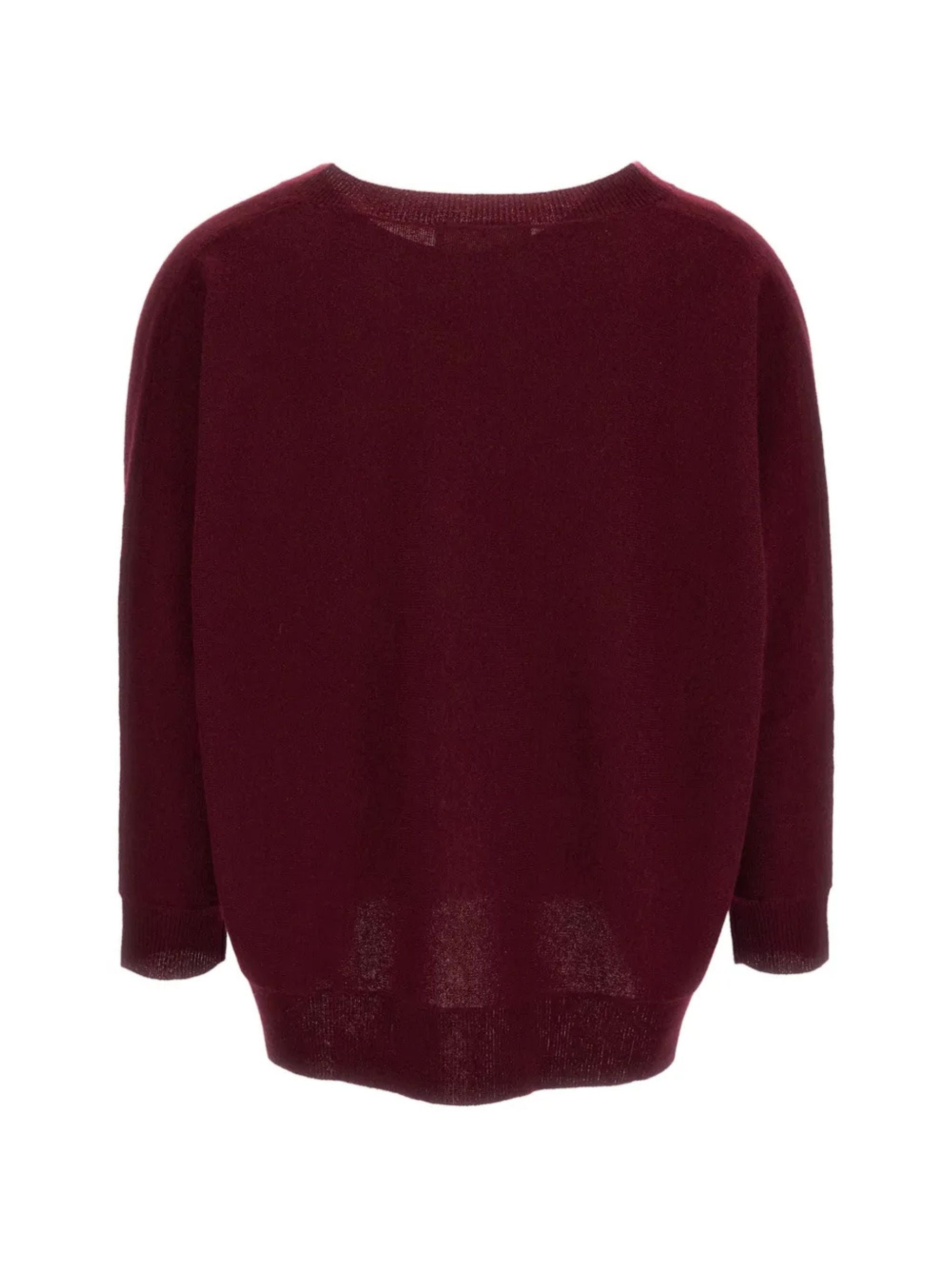 Maglione in cashmere con scollo a V