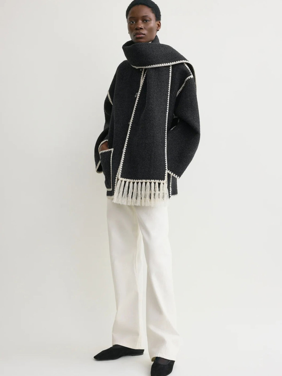Toteme scarf coat
