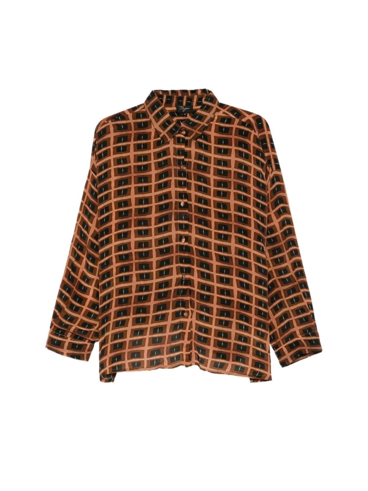 Camicia con stampa geometrica