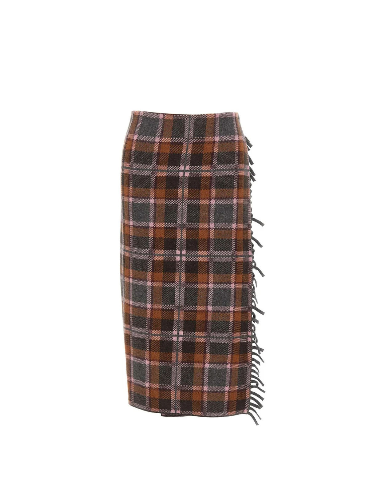 TARTAN WRAP SKIRT