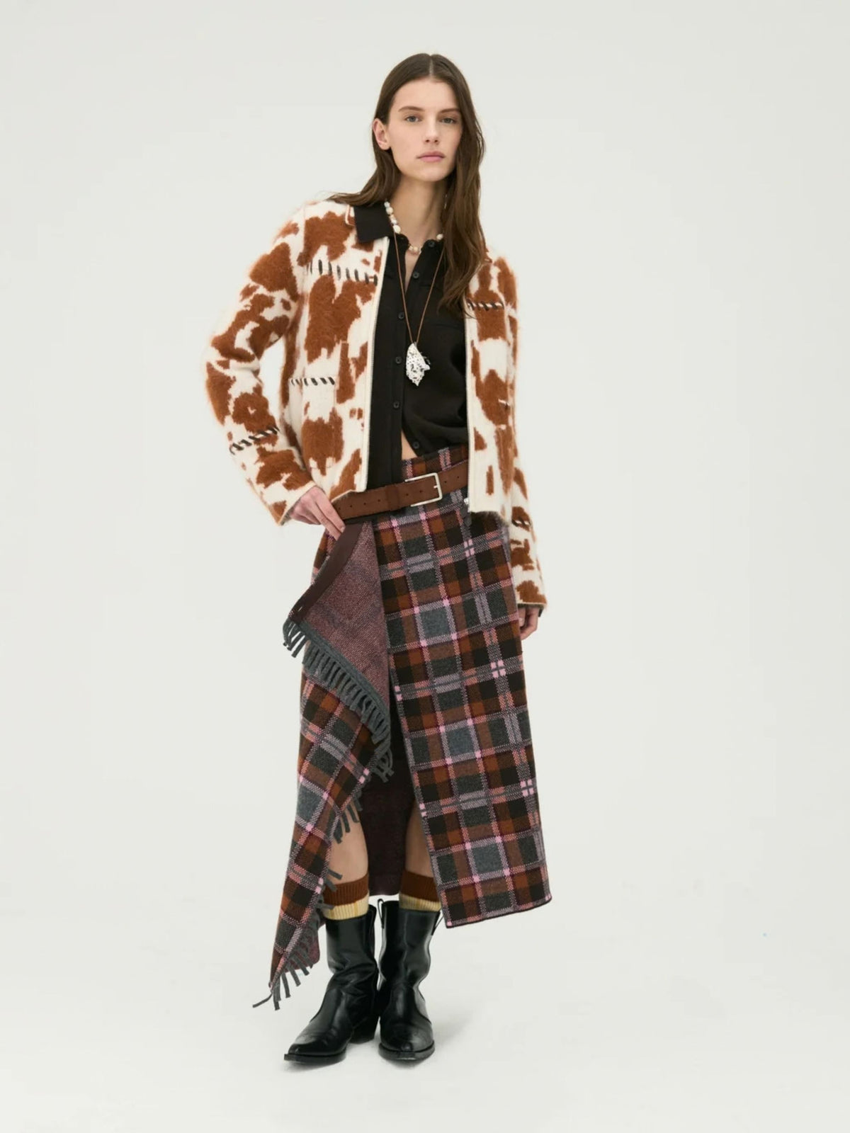 Gonna a Portafoglio Tartan