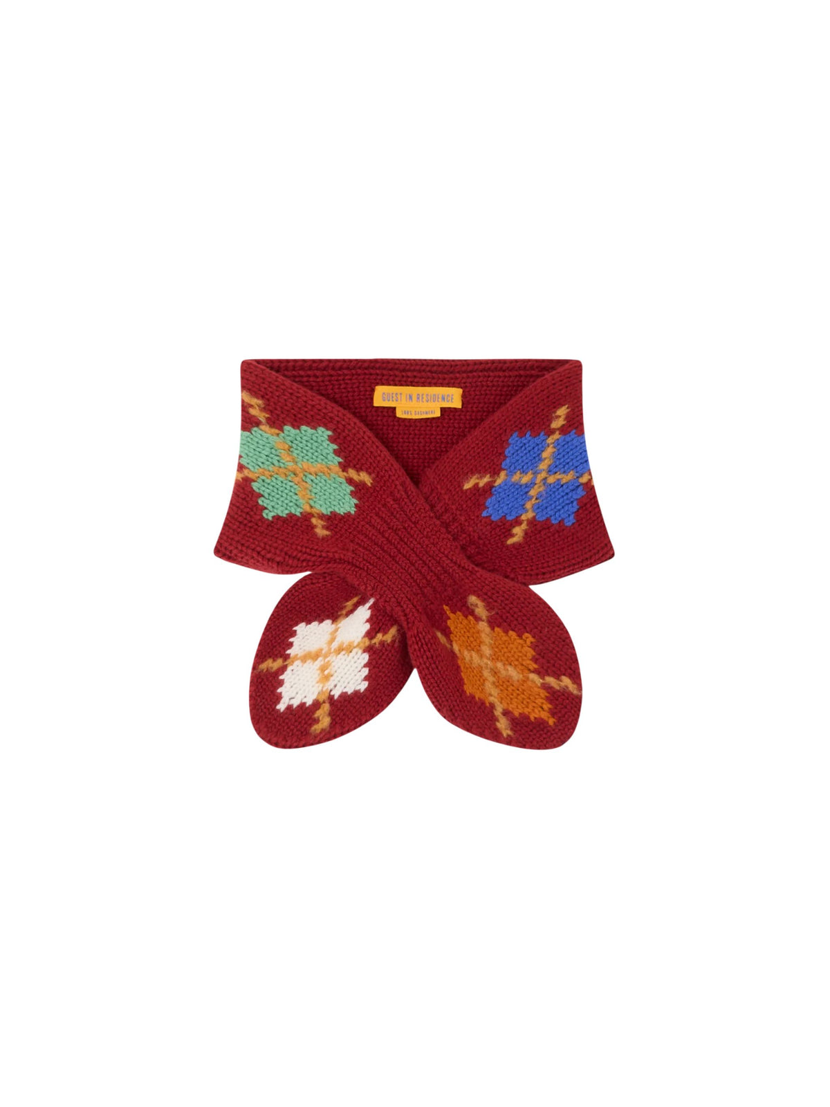 ARGYLE BOWTIE SCARF