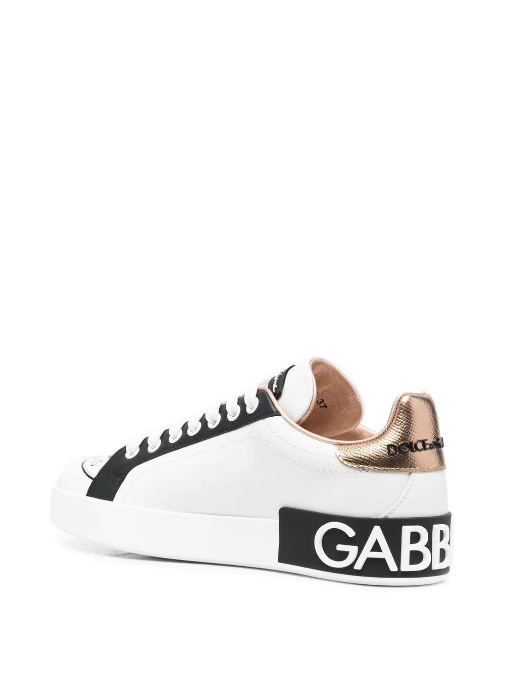 Sneaker Portofino in pelle di vitello con ricamo