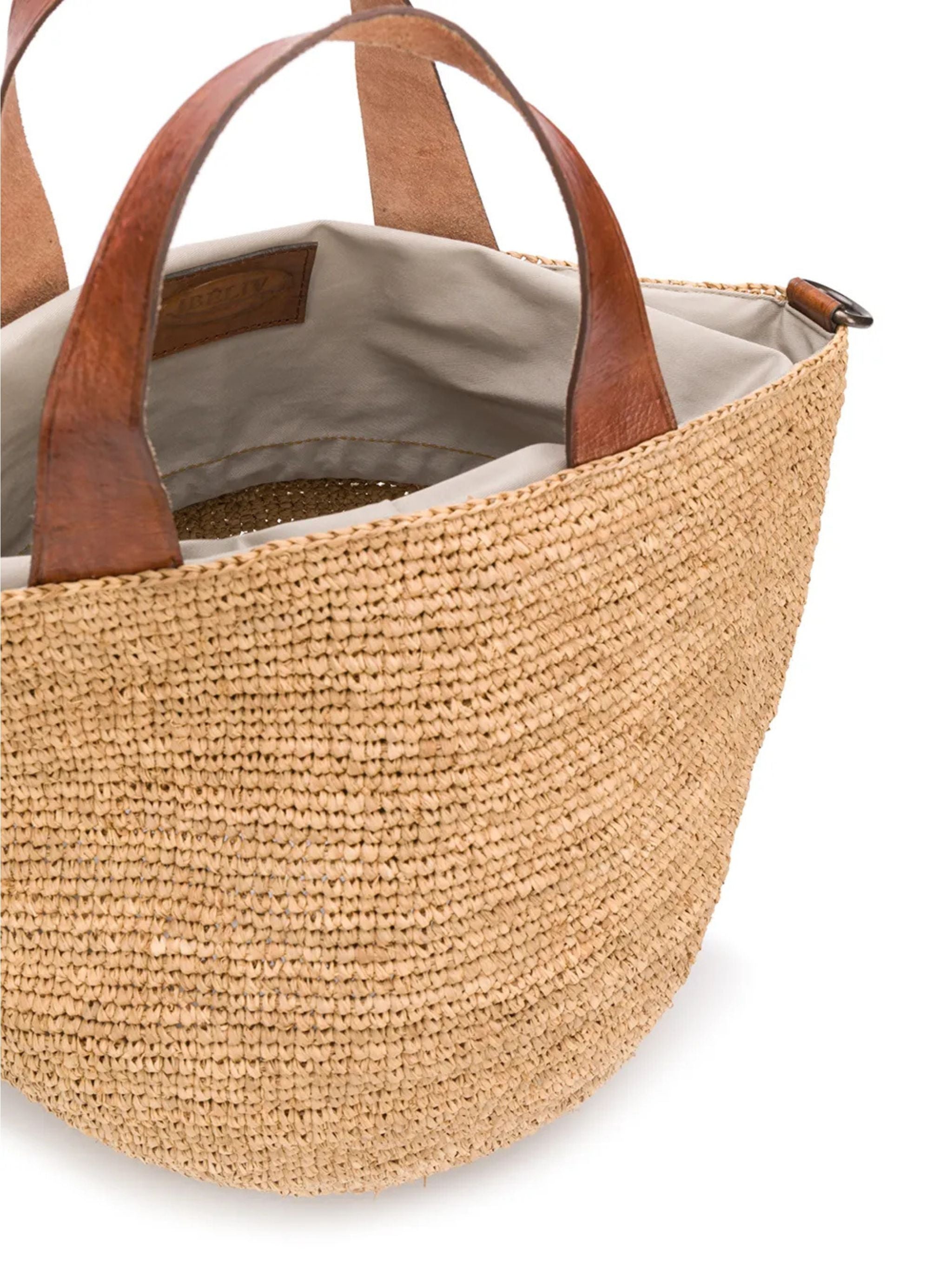 Borsa a cesta in rafia Mirozy Tea