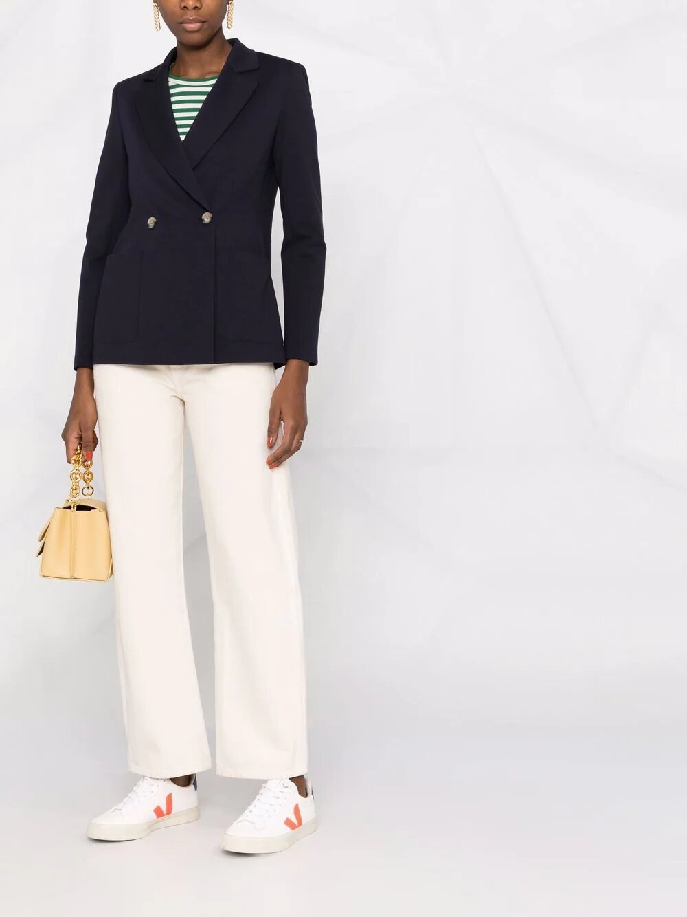 Blazer con spalline