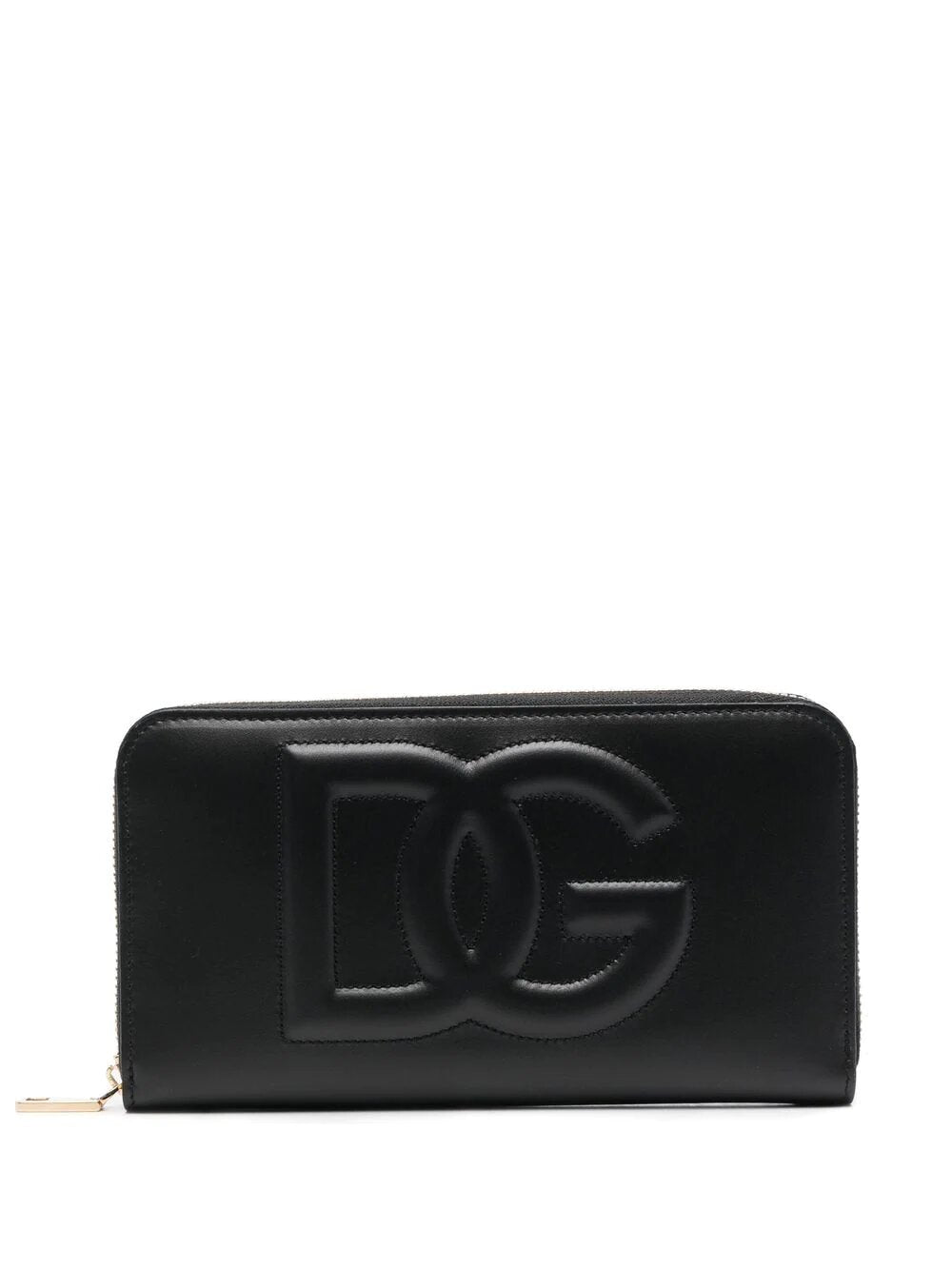 Logo zip around in pelle di vitello