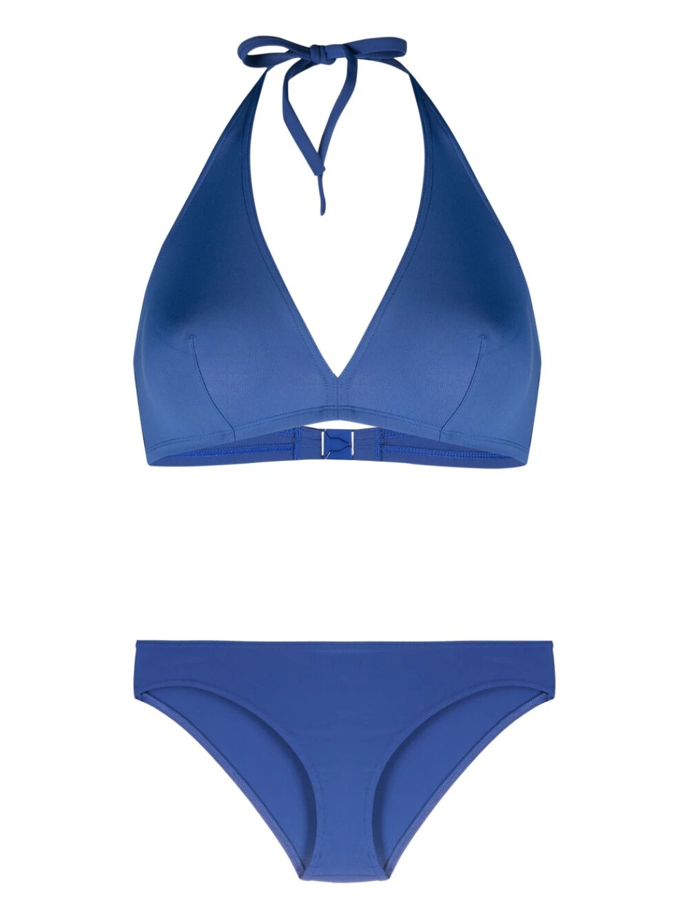 Bikini triangolo contenitivo con slip classico