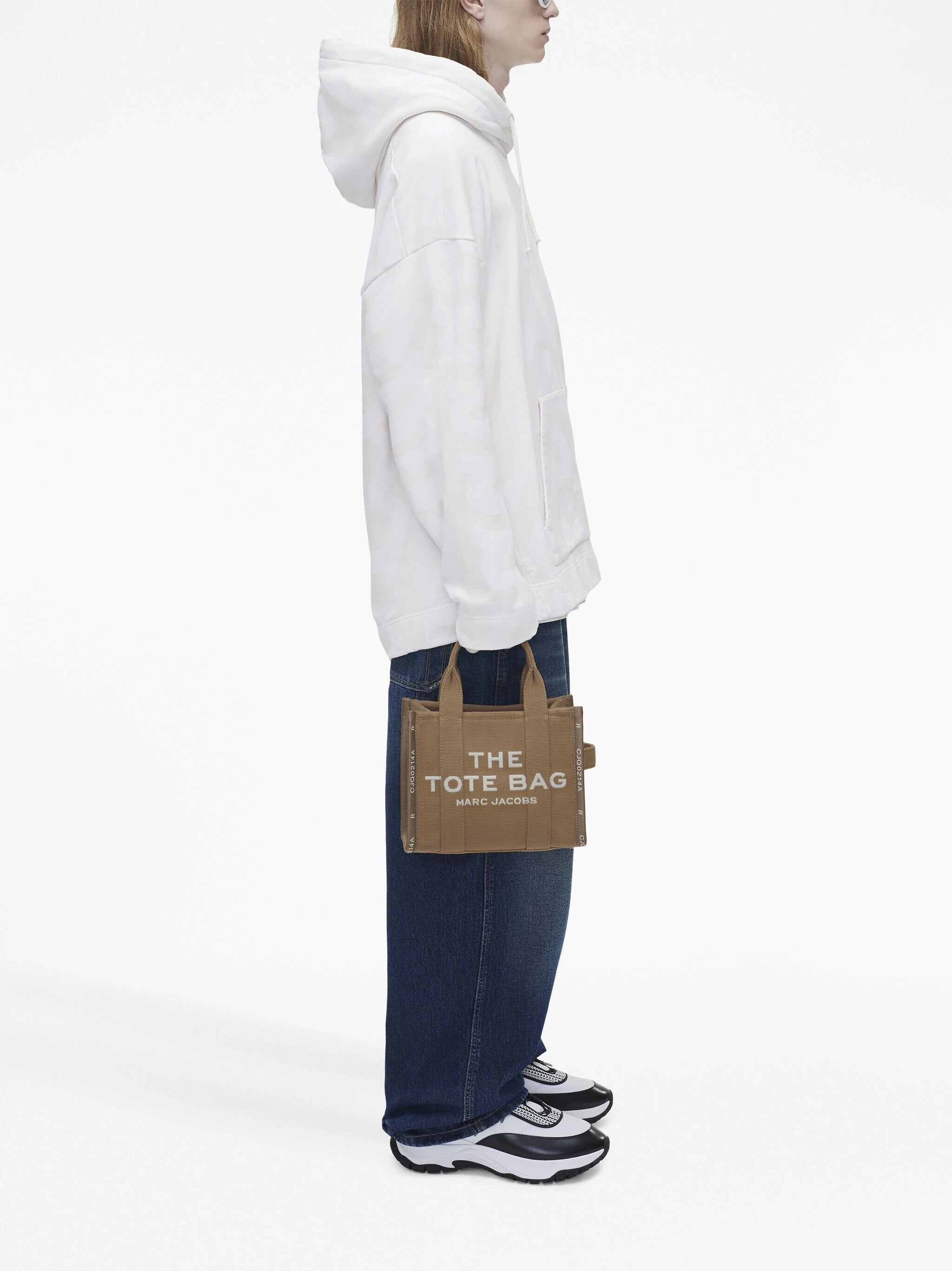 Mini tote bicolore