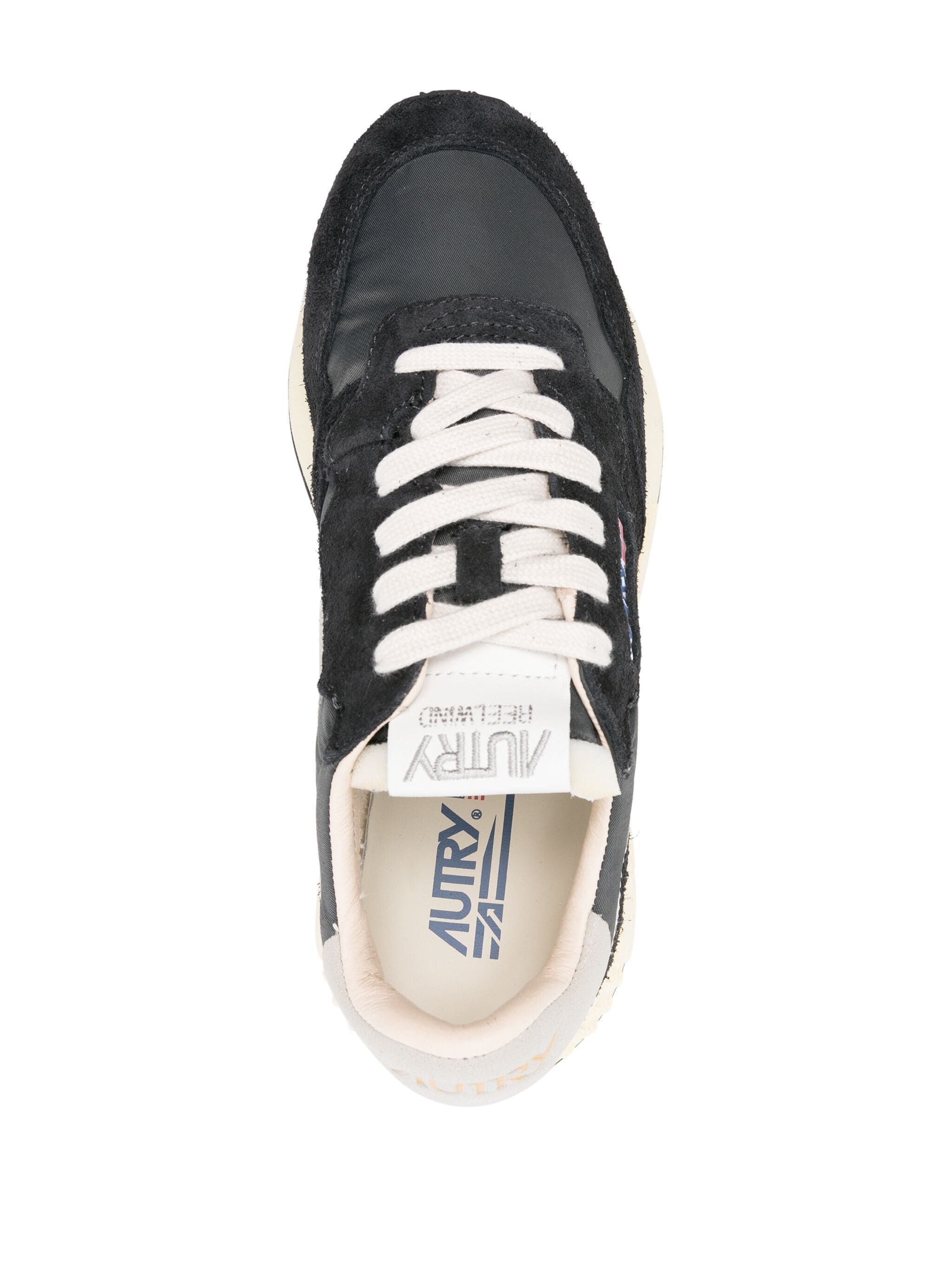 SNEAKERS REELWIND LOW IN NYLON E SUEDE NERA