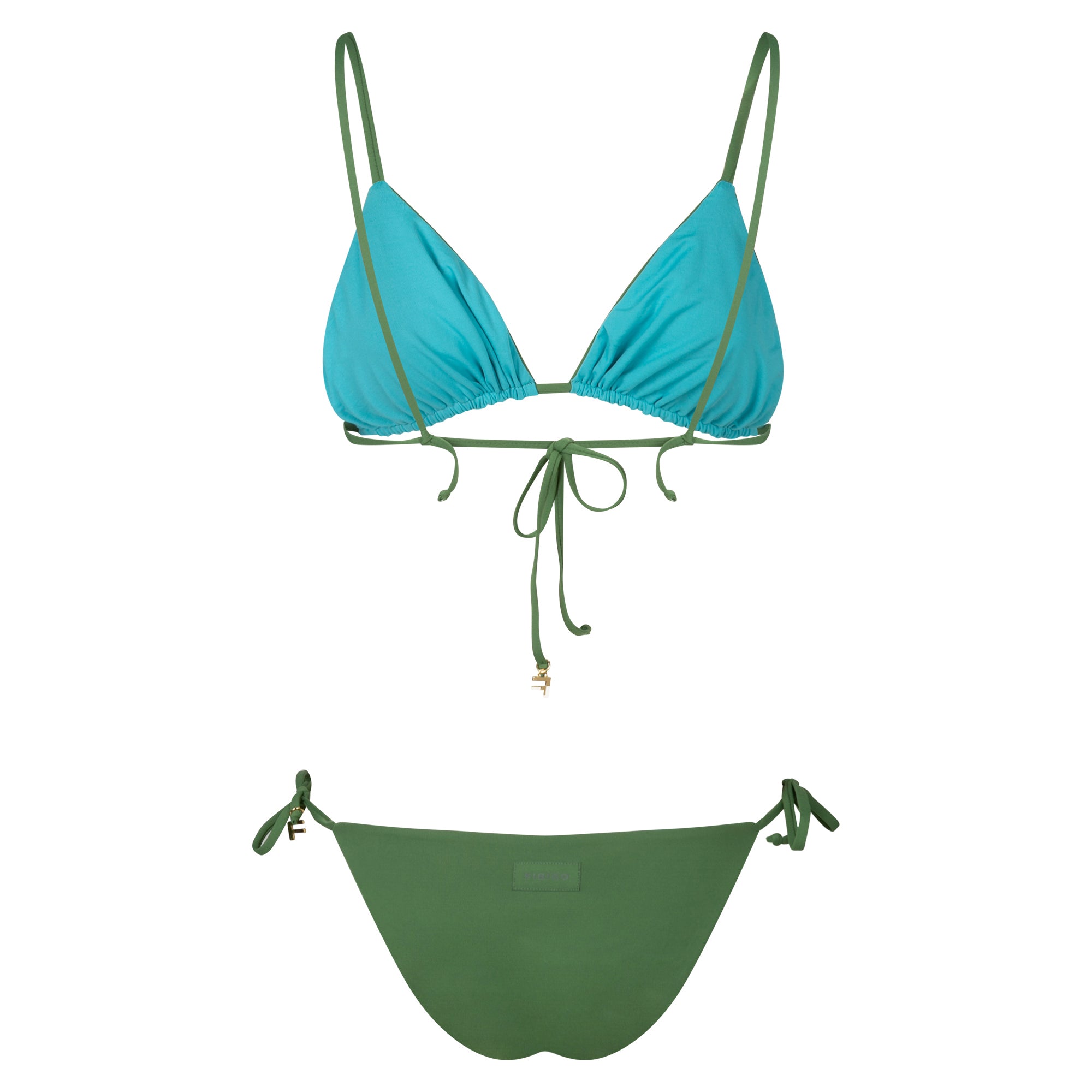 TRIANGOLO BICOLORE SLIP LACCI
