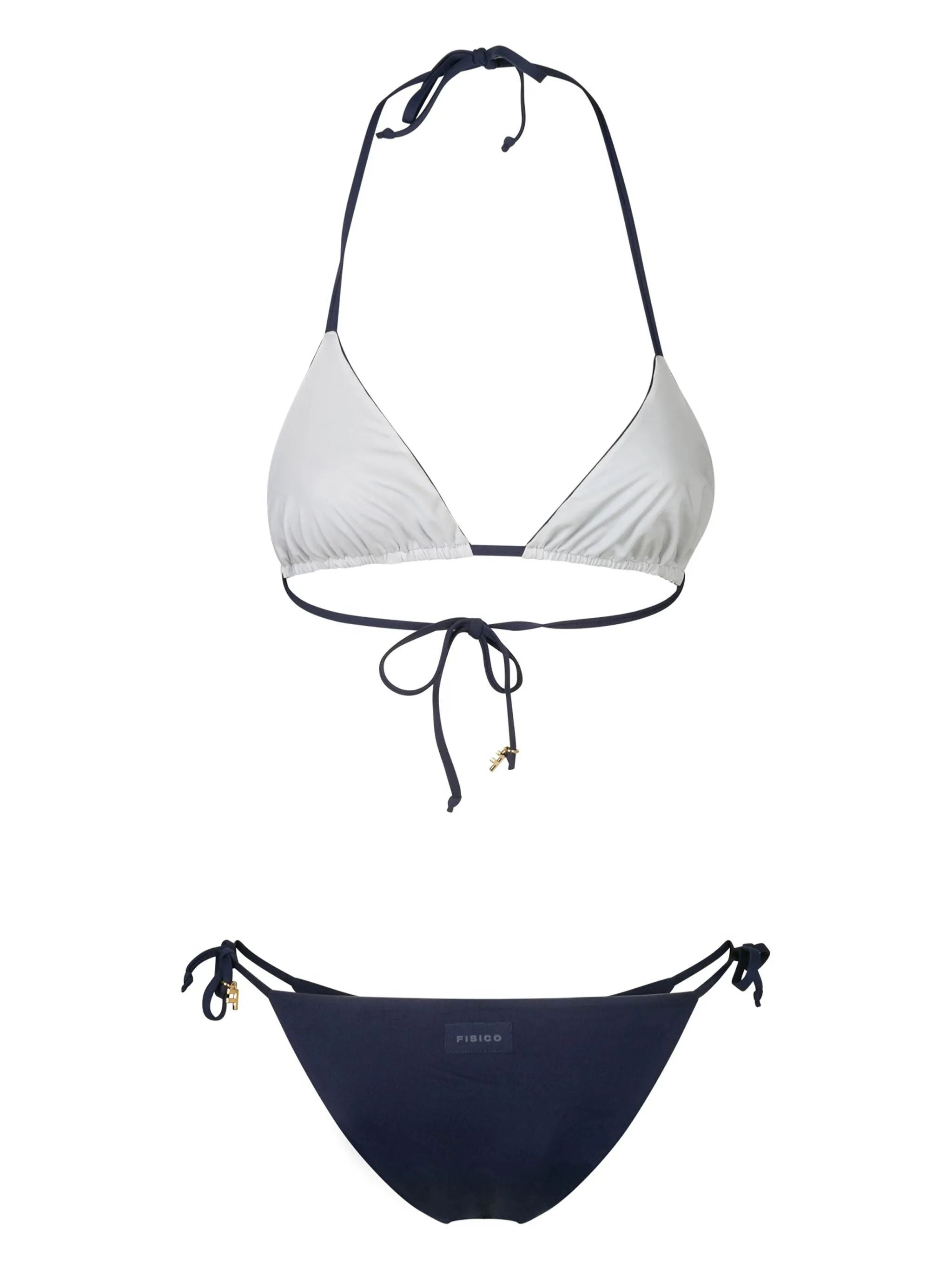 TRIANGOLO BICOLORE SLIP LACCI