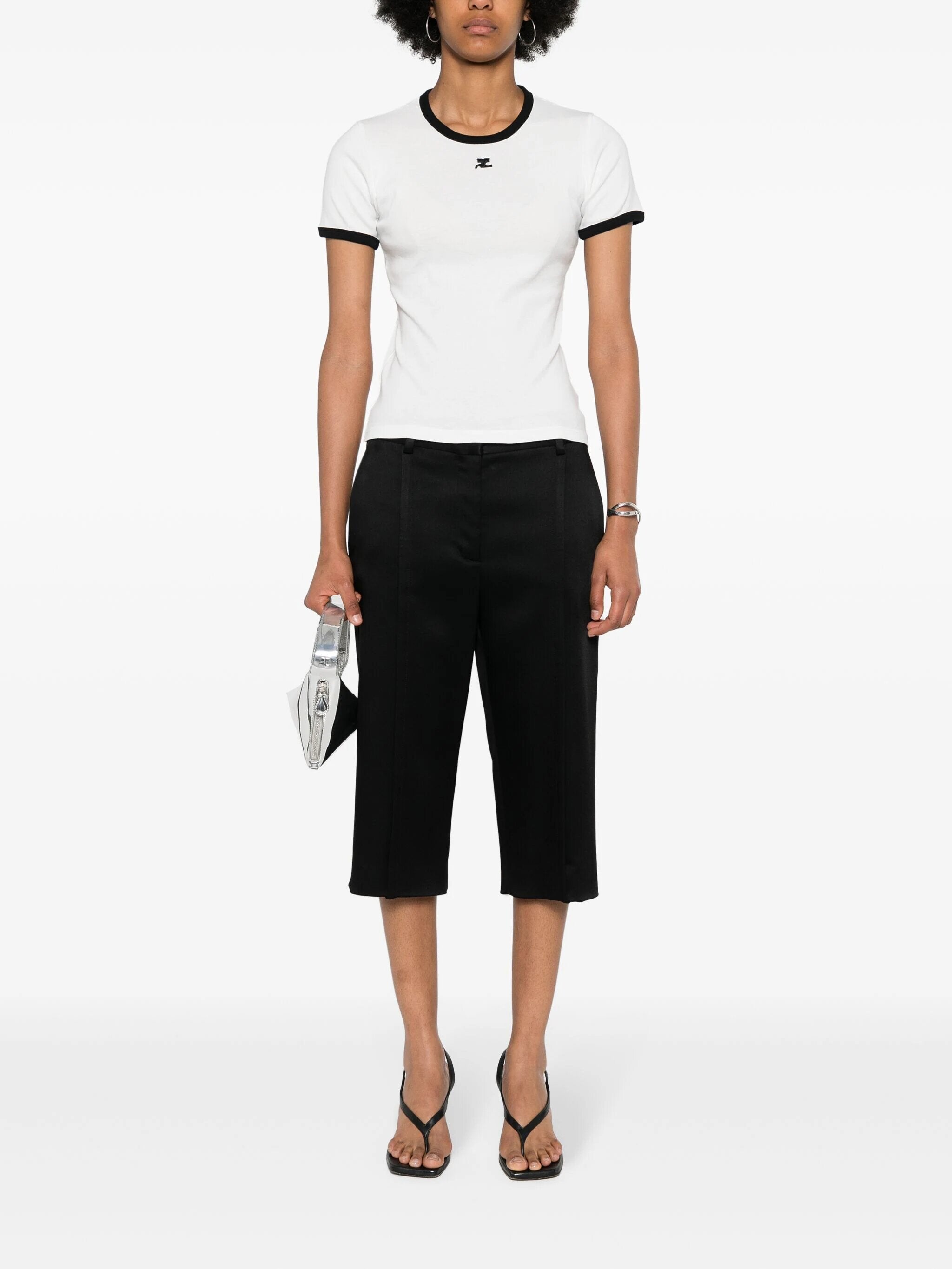 Signature contrast t shirt