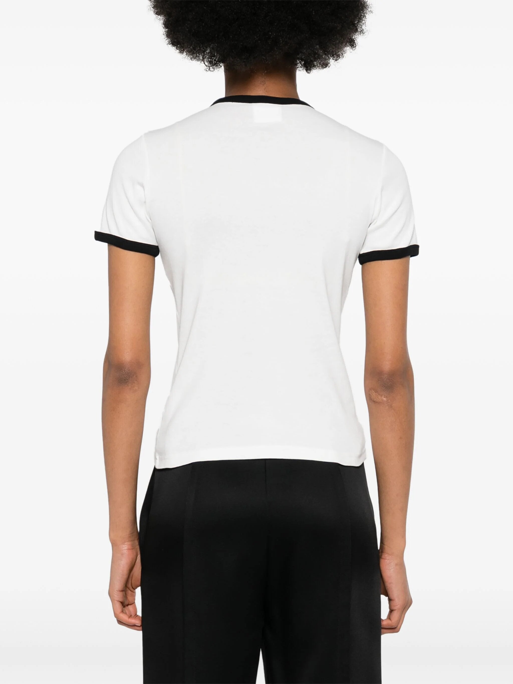 Signature contrast t shirt