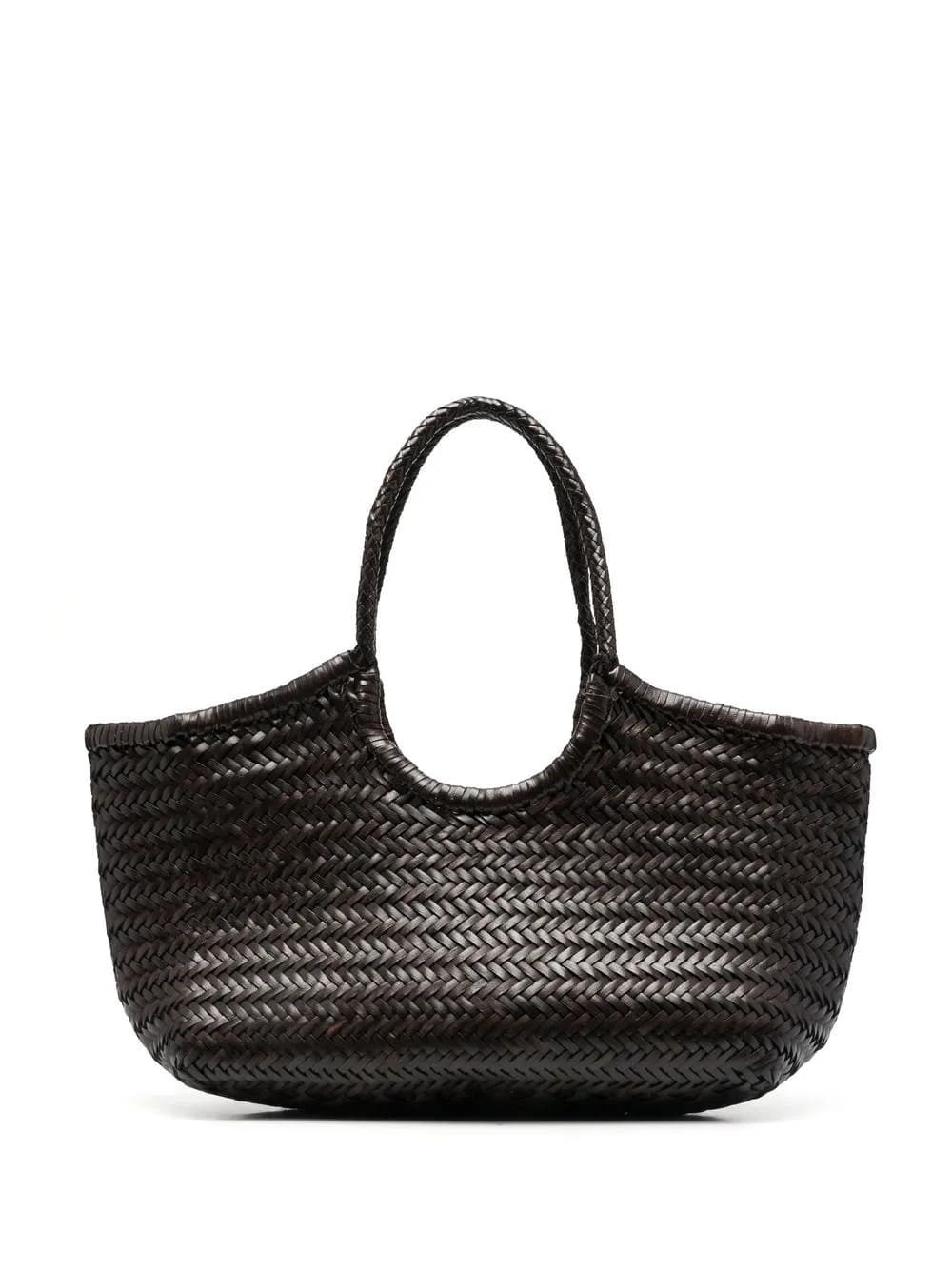 Borsa grande Nantucket Basket Dark Brown