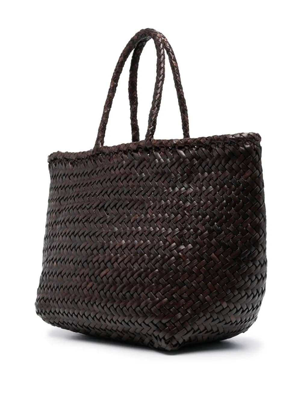 Borsa Grace Basket piccola Dark Brown