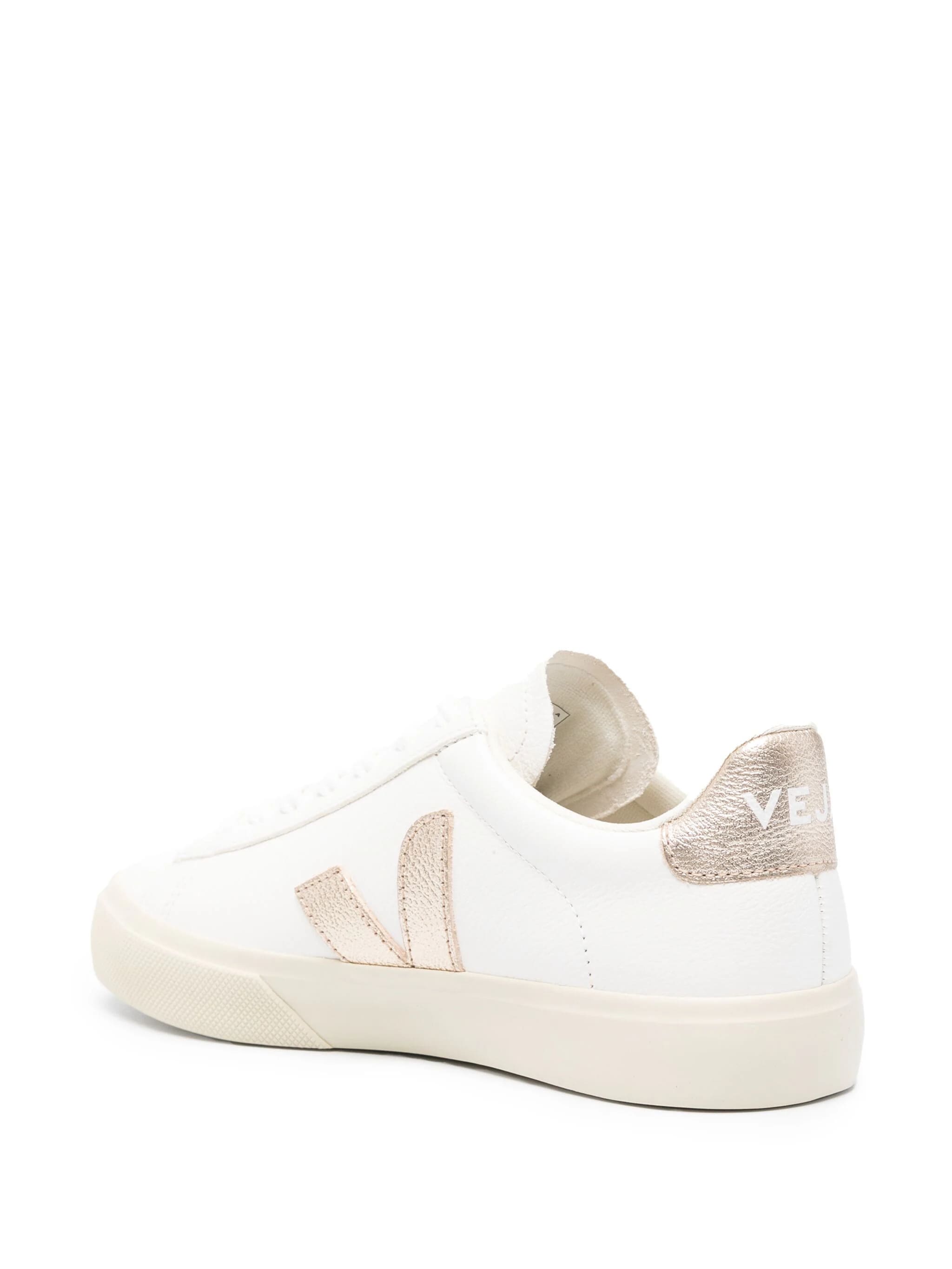 SNEAKERS CAMPO LEATHER WHITE PLATINE
