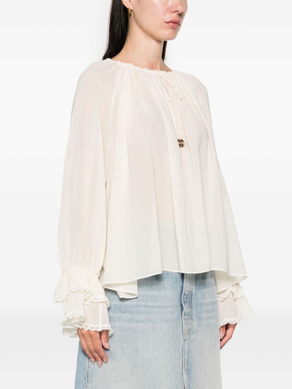 Camicia polso ruches