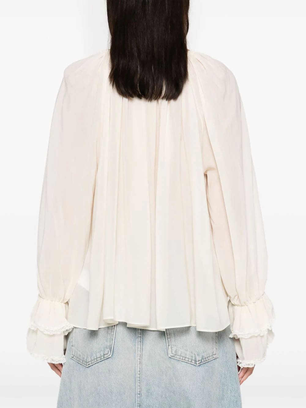 Camicia polso ruches