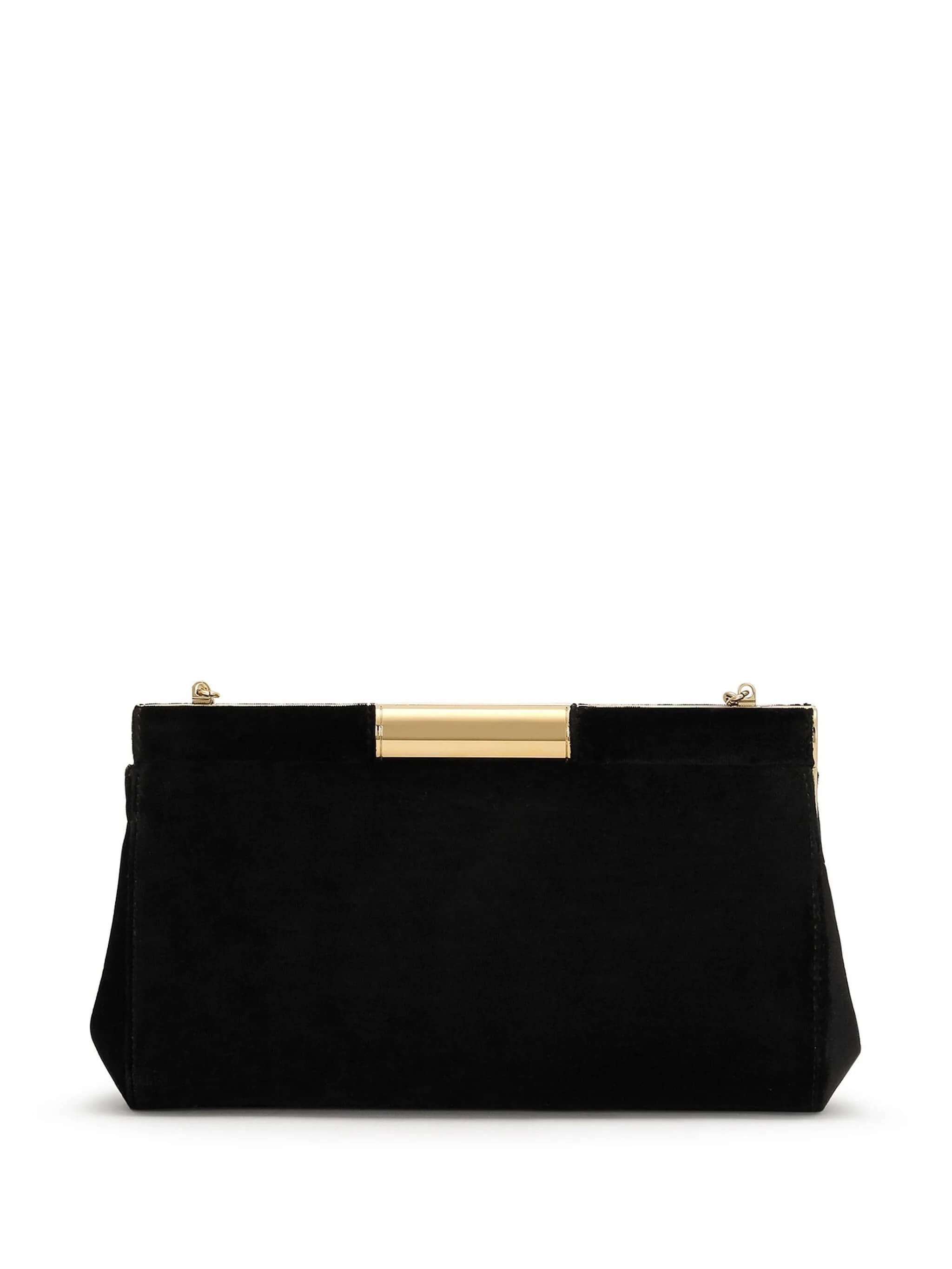 Borsa velluto tracolla