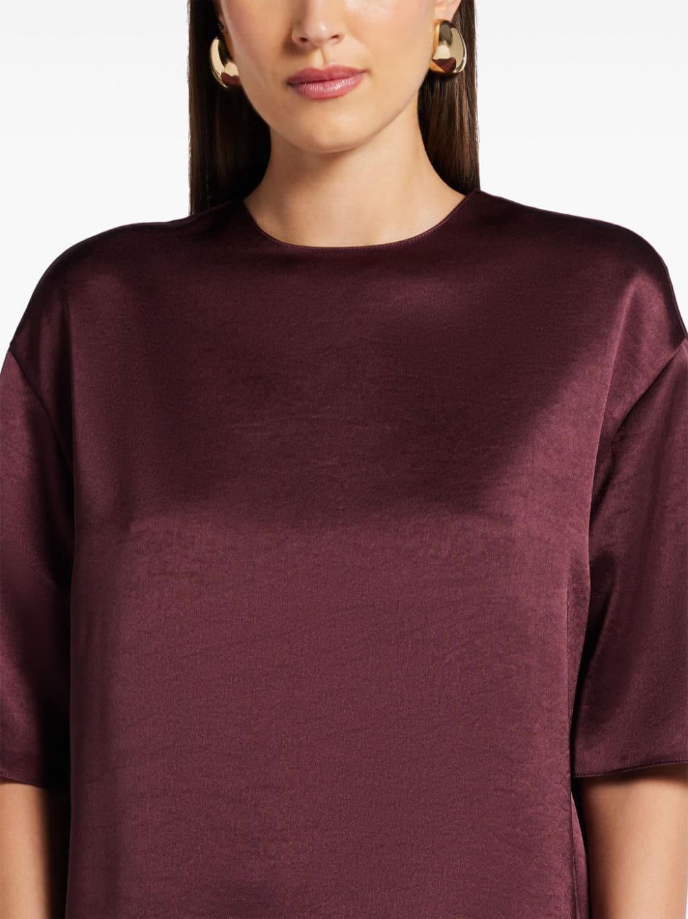 Blusa mm in satin