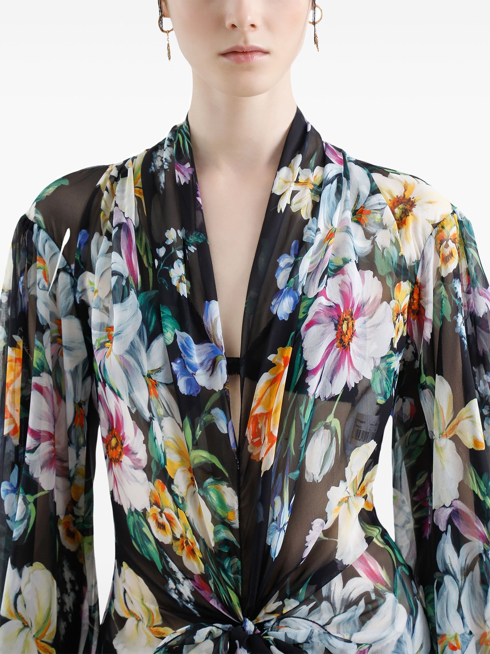Abito lungo st mix fiori