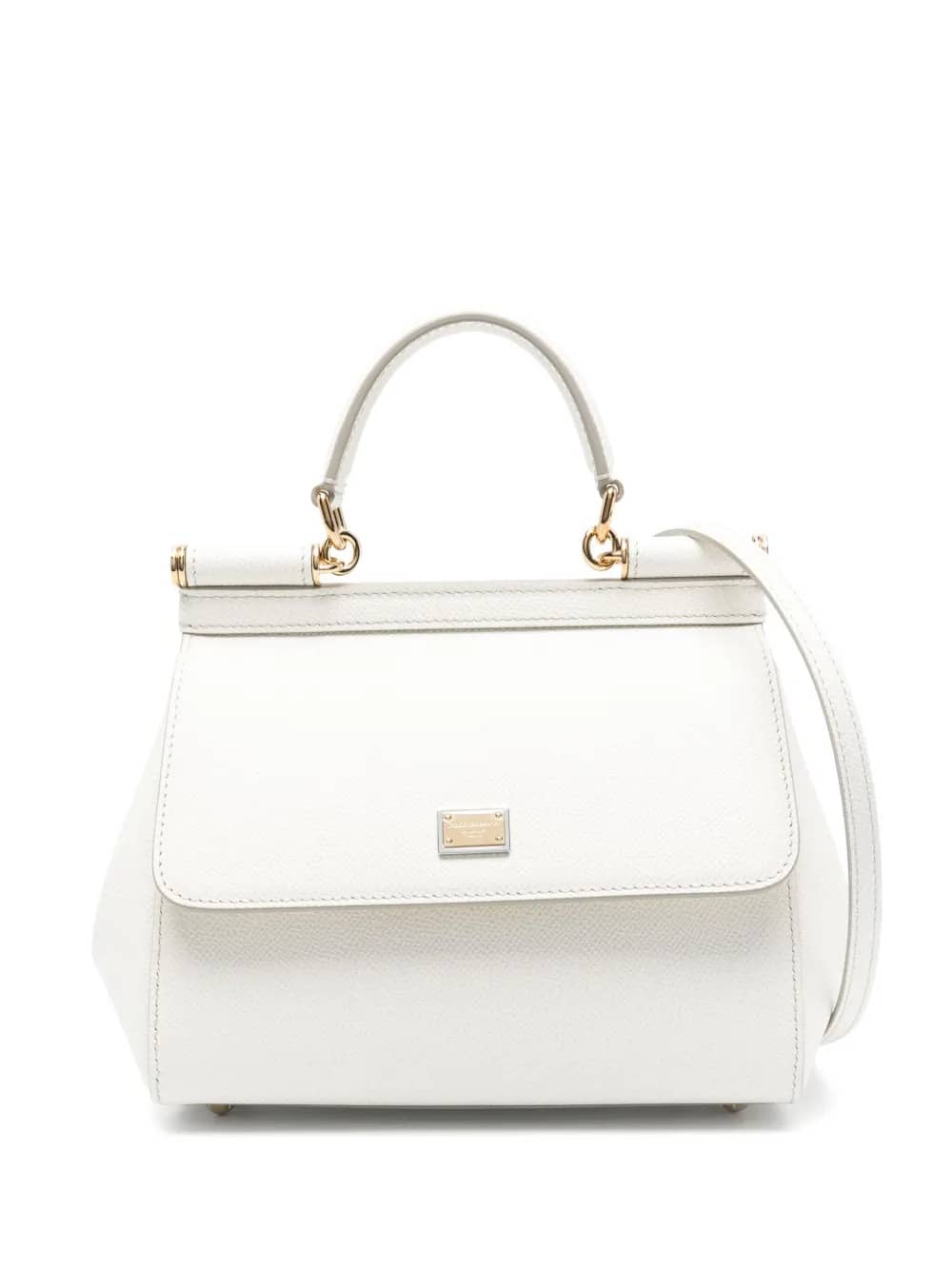 Borsa a mano Sicily media Bianco