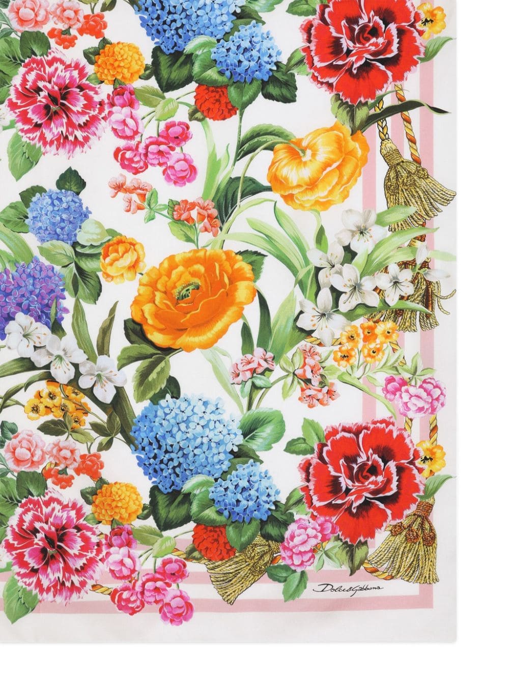 Foulard 90x90 st mix fiori