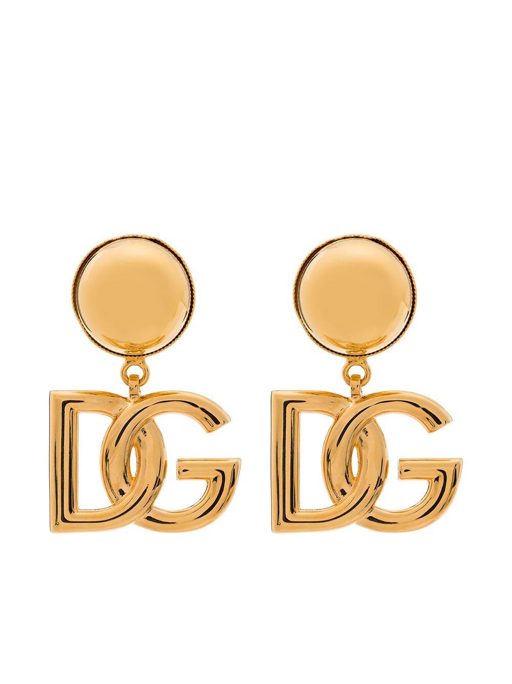 ORECCHINI POP A CLIPS CON LOGO DG