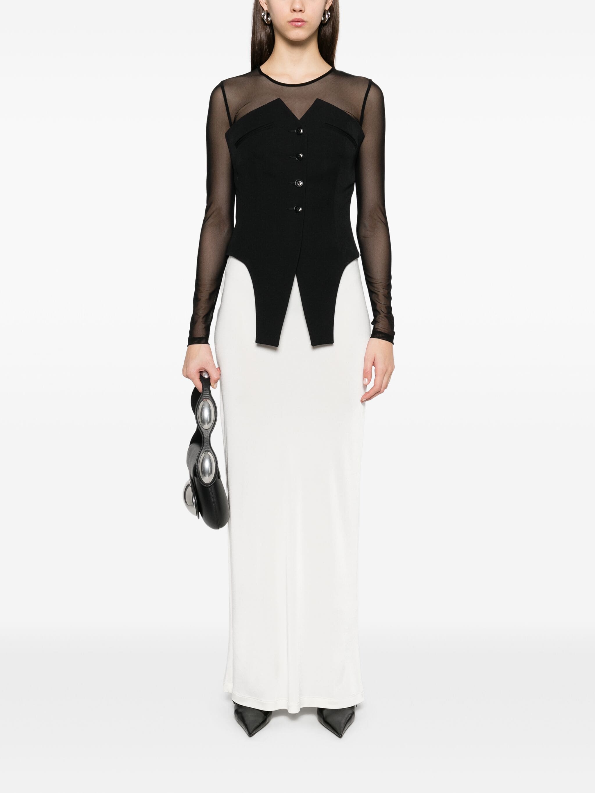 Gilet in twill di lana