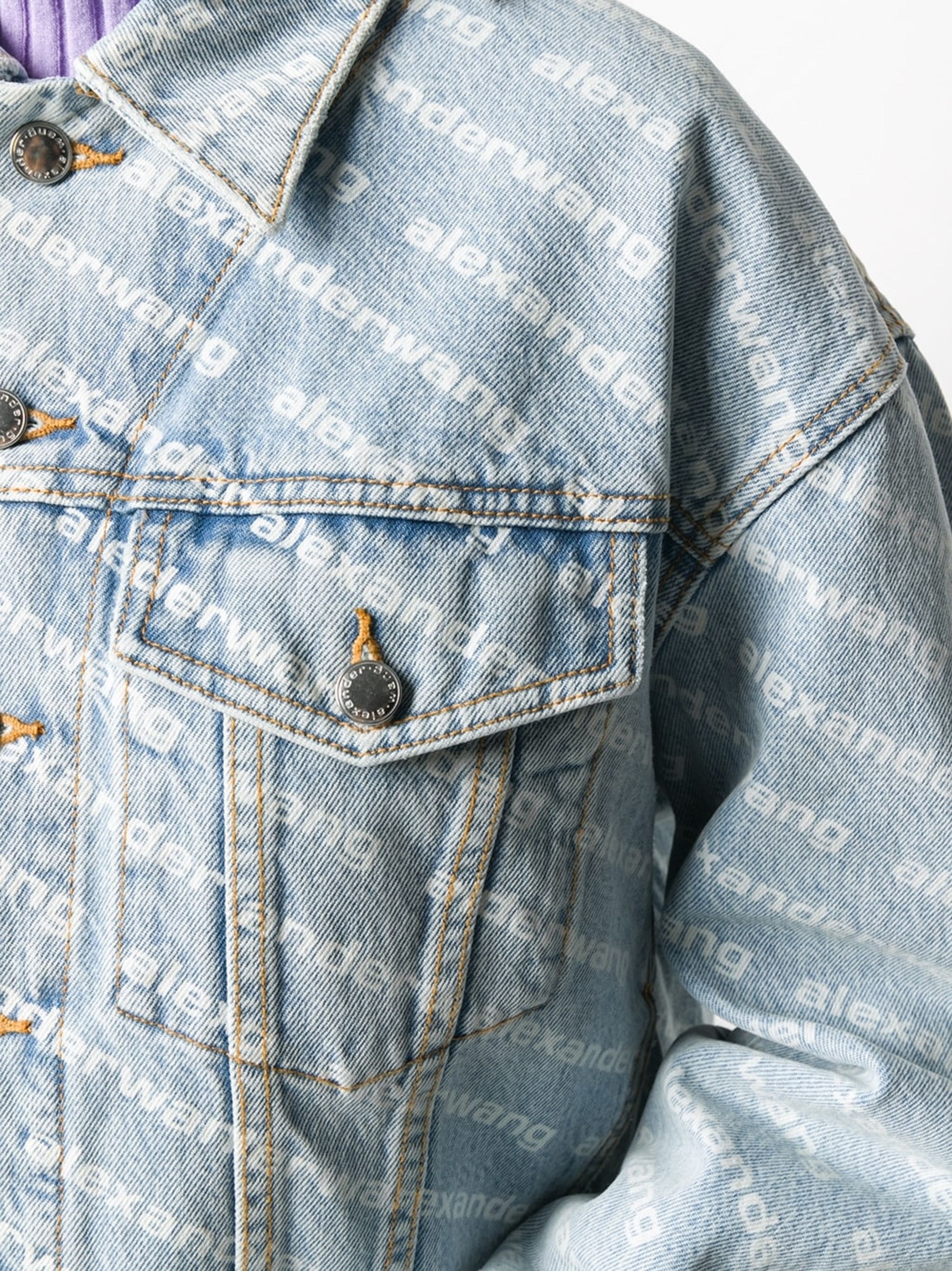 Falling back jacket logo