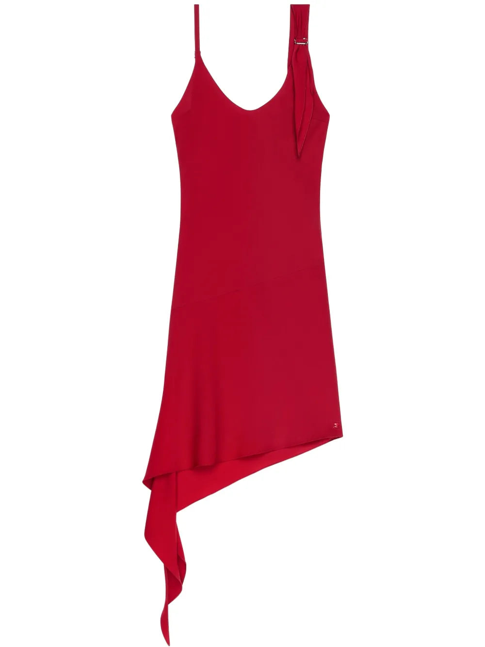 Knot tech crepe dress