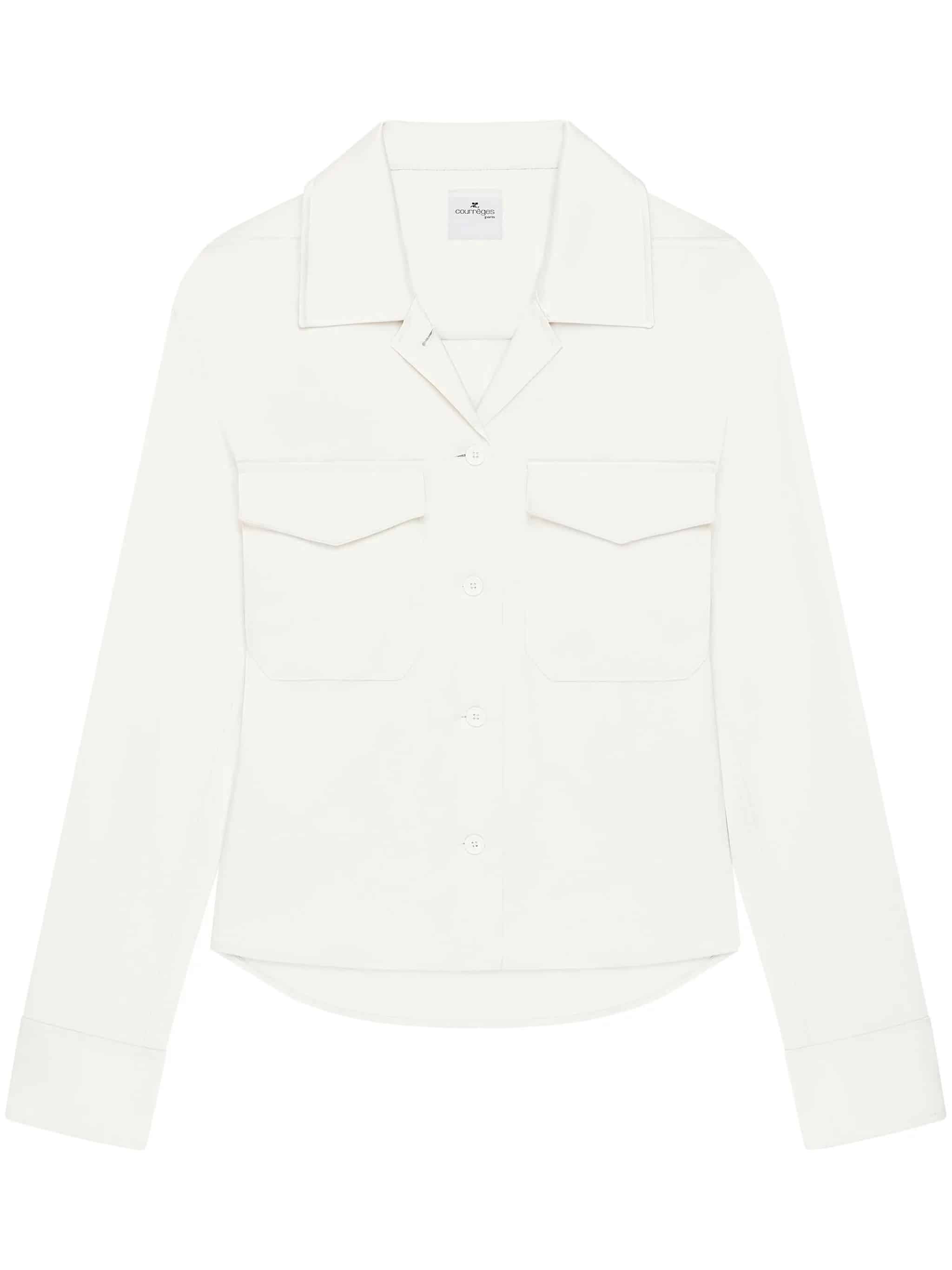 2 pocket satin shirt