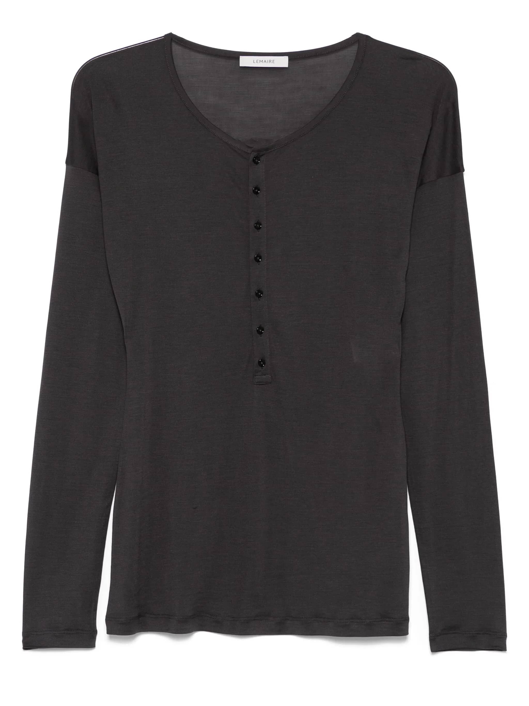 Long sleeve buttoned top
