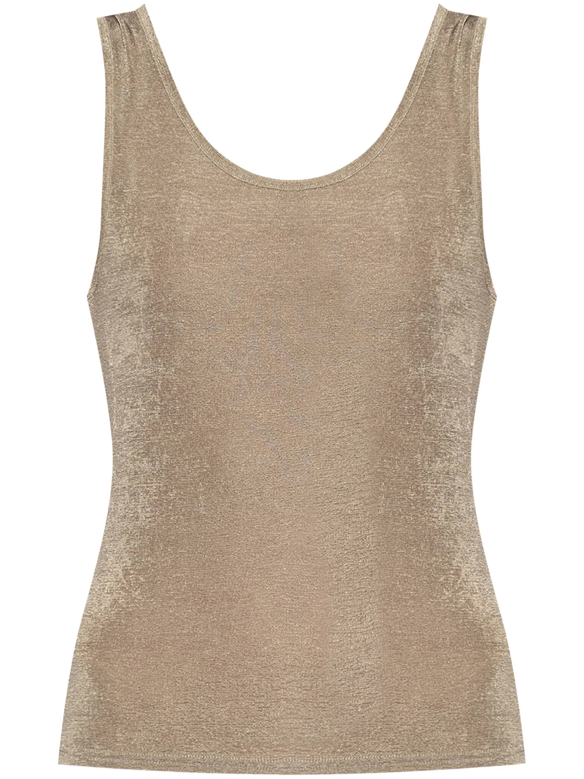 Slim long tank top