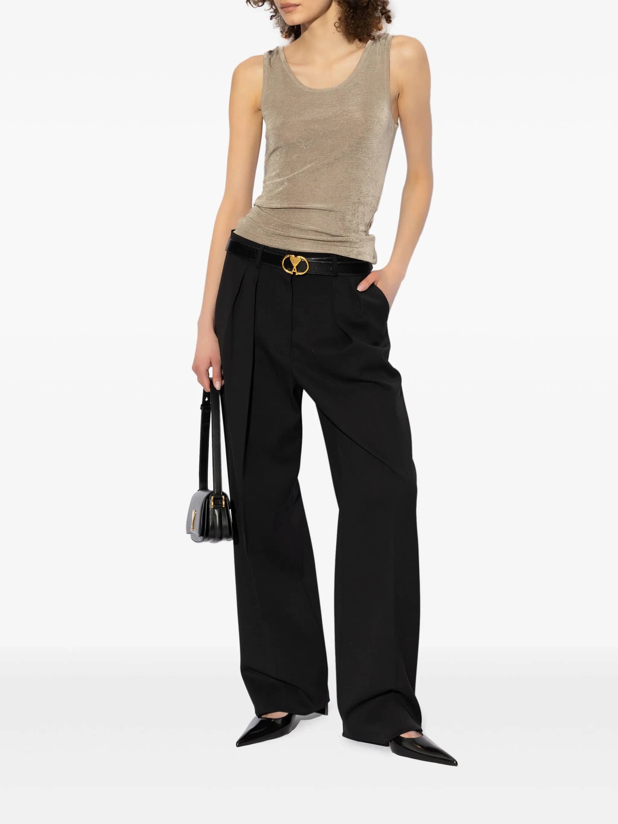 Slim long tank top