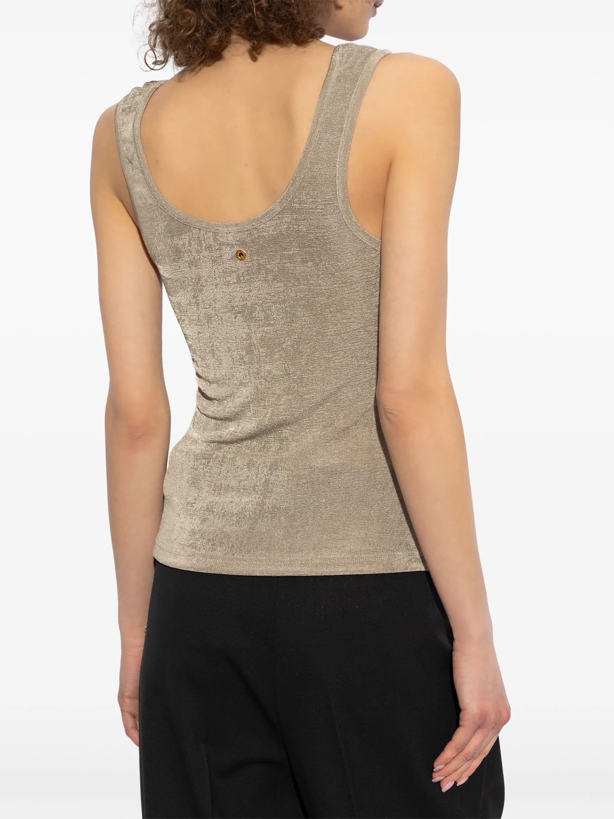 Slim long tank top