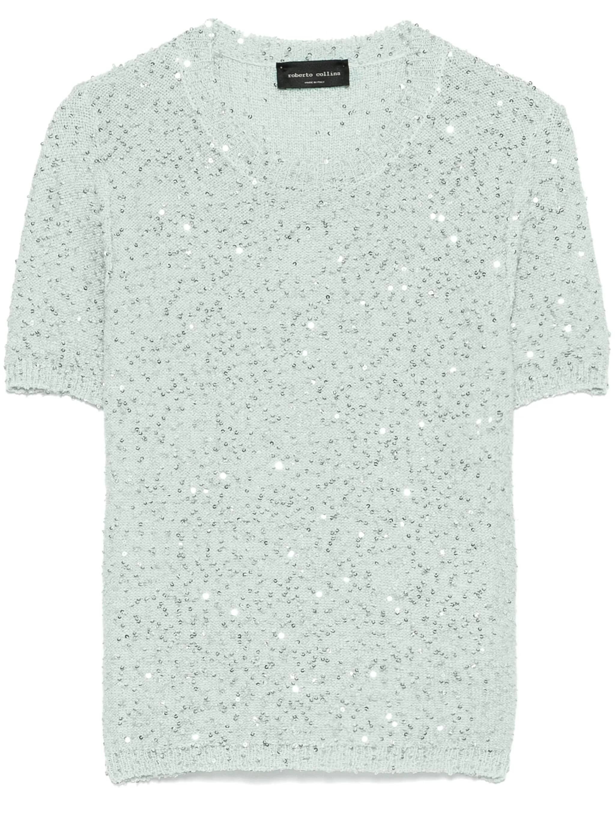 Girocollo mm paillettes