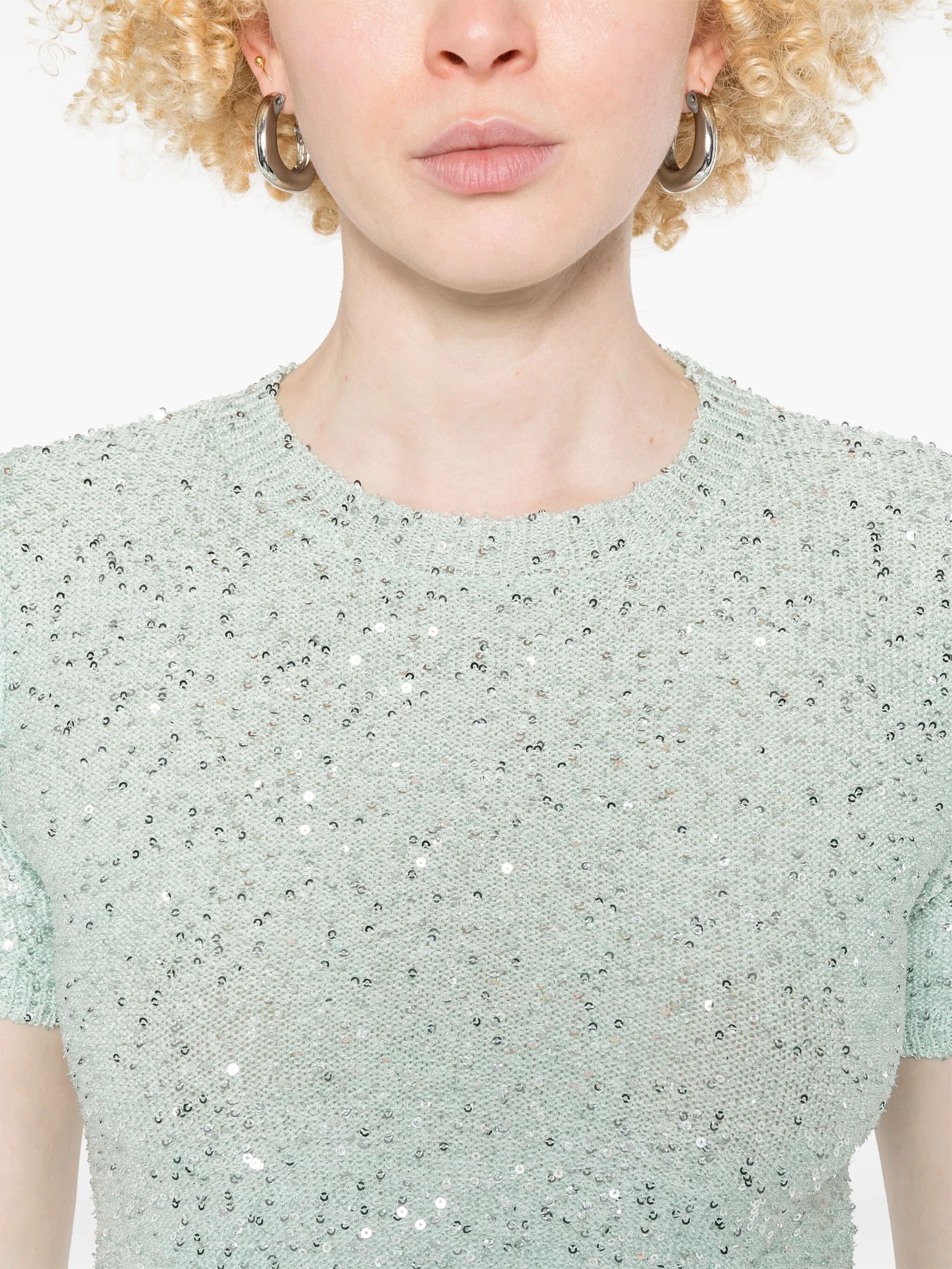 Girocollo mm paillettes