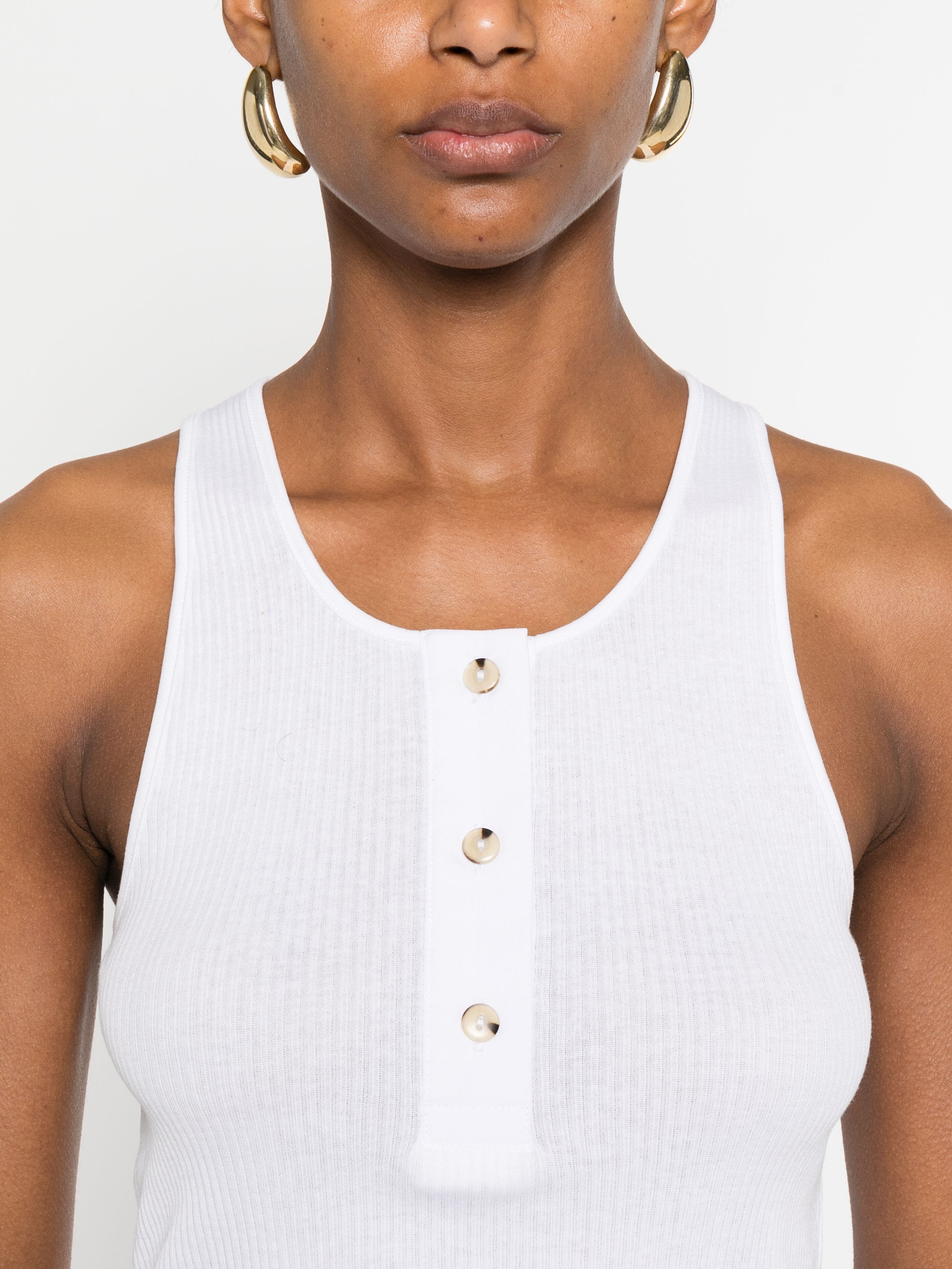 Mixed media henley