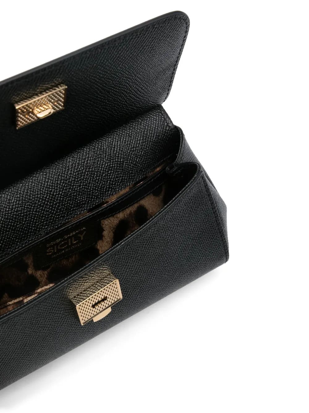 Borsa a mano Sicily mini in pelle di vitello dauphine