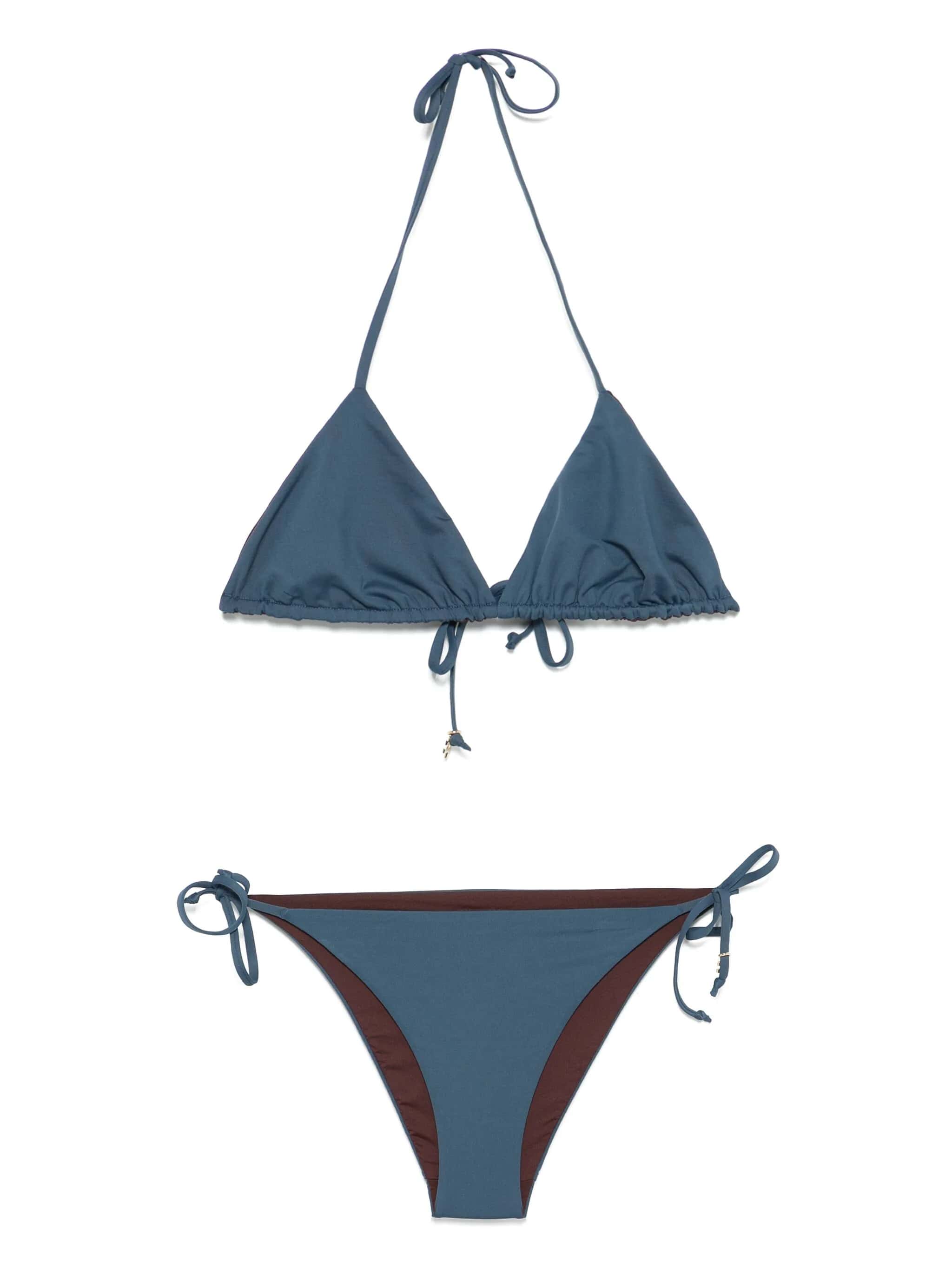 TRIANGOLO BICOLORE SLIP LACCI